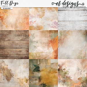 Fall Days Papers by et designs