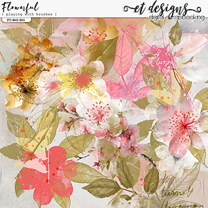 Flowerful Playing with Brushes by et designs