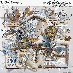 Frosted Memories Elements by et designs