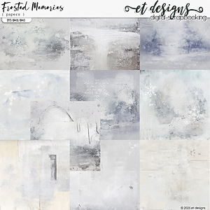 Frosted Memories Papers by et designs