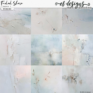 Faded Shore Papers by et designs
