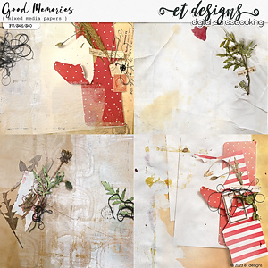 Good Memories Mixed Media Papers by et designs