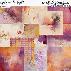 Golden Twilight Papers by et designs