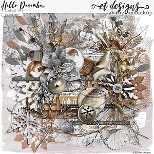 Hello December Digital Kit by et designs