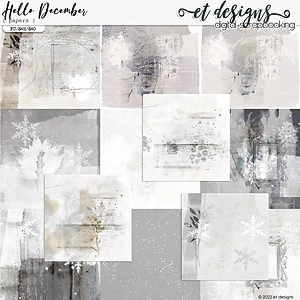 Hello December Artsy Papers by et designs