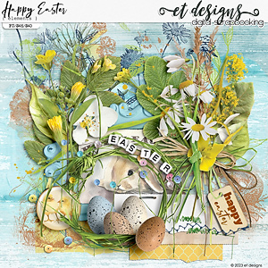 Happy Easter Elements by et designs