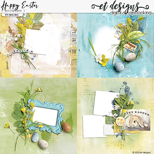 Happy Easter Quickpages by et designs