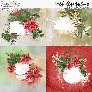 Happy Holidays Quickpages by et designs