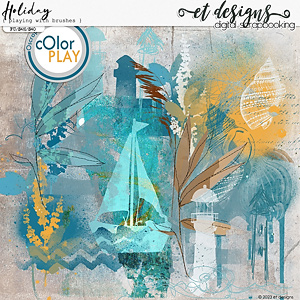 Holiday Playing with Brushes by et designs