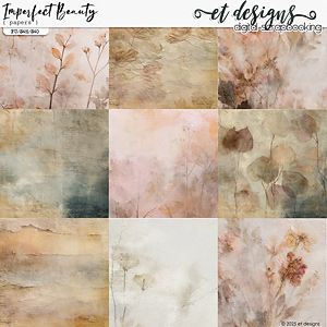 Imperfect Beauty Papers by et designs