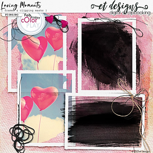 Loving Moments Clipping Masks & Frames by et designs
