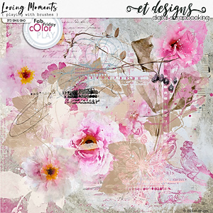 Loving Moments Playing with Brushes by et designs