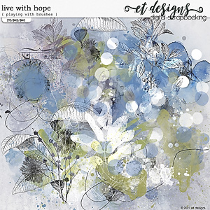 Live with Hope Playing with Brushes