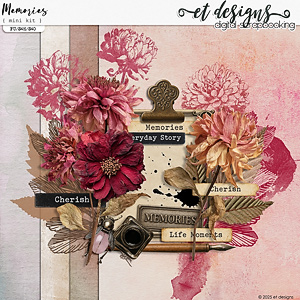 Memories Mini kit by et designs