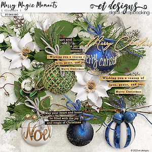 Merry Magic Moments Clusters by et designs