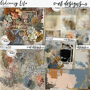 Ordinary Life Bundle Plus FREE Template by et designs