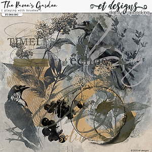 The Raven's Garden Playing with Brushes by et designs