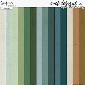 Seafoam Solid Papers by et designs