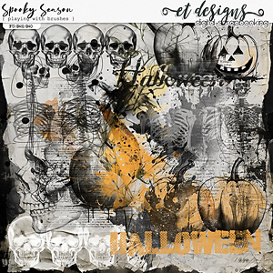 Spooky Season Playing with Brushes by et designs