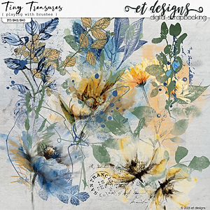 Tiny Treasures Playing with Brushes by et designs