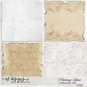 Vintage Glow Shabby Papers