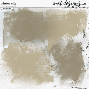 Winter City Clipping Masks