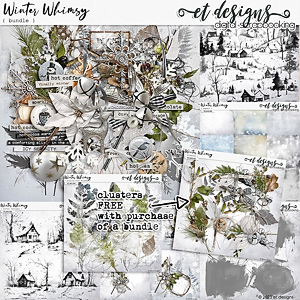 Winter Whimsy Bundle plus FREE Clusters by et designs