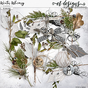 Winter Whimsy Clusters by et designs