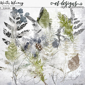 Winter Whimsy Playing with Brushes by et designs