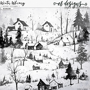 Winter Whimsy Villages by et designs