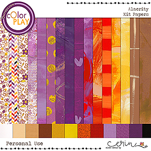 Alacrity {Kit Papers} by Mixed Media by Erin