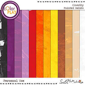 Alacrity {Painted Solids} by Mixed Media by Erin