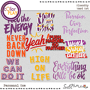 Alacrity {Word Art} by Mixed Media by Erin