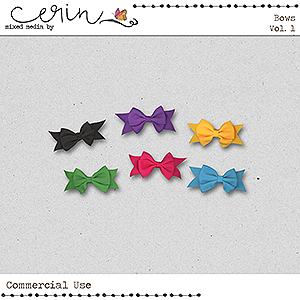Bows Vol 1 (CU) by Mixed Media by Erin