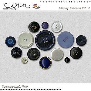 Classy Buttons Vol 2 (CU) by Mixed Media by Erin