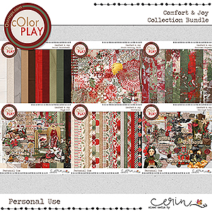 Comfort & Joy {Collection Bundle} by Mixed Media by Erin
