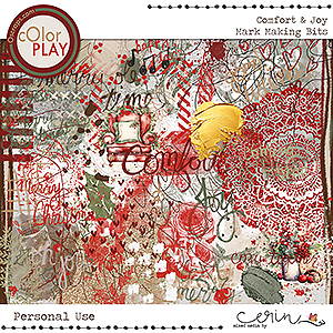 Comfort & Joy {Mark Making Bits} by Mixed Media by Erin
