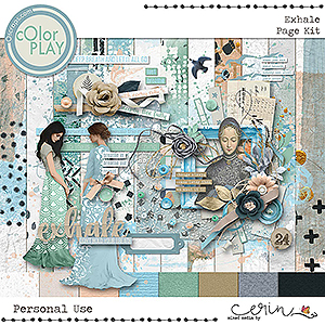Exhale {Page Kit} by Mixed Media by Erin