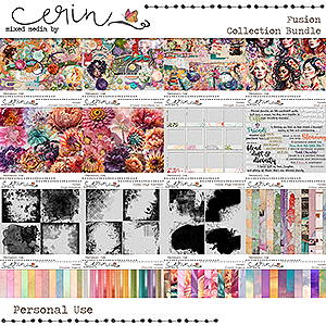 Fusion {Collection Bundle} by Mixed Media by Erin