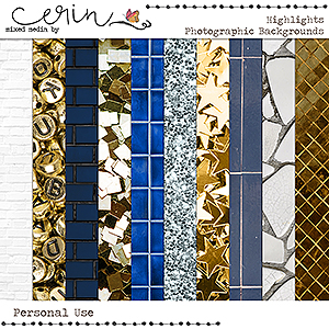 Highlights {Backgrounds} by Mixed Media by Erin