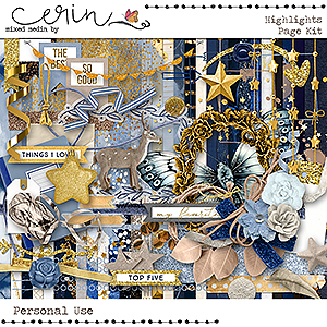 Highlights {Page Kit} by Mixed Media by Erin