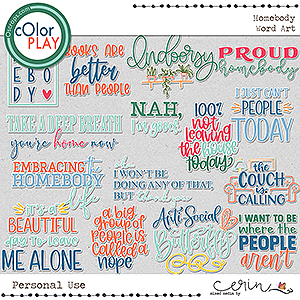 Homebody {Word Art} by Mixed Media by Erin