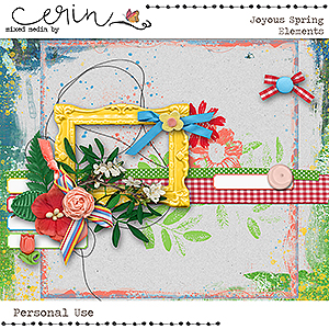 Joyous Spring {Elements} by Mixed Media by Erin