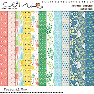 Joyous Spring {Patterns} by Mixed Media by Erin