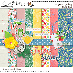 Joyous Spring {Mini Kit} by Mixed Media by Erin