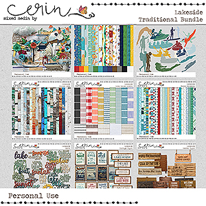 Lakeside: {Traditional Bundle} by Mixed Media by Erin