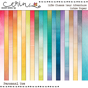 Life: Choose Your Adventure {Ombres} by Mixed Media by Erin
