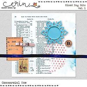 Mixed Bag Bits Vol 1 (CU) by Mixed Media by Erin