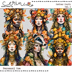Mother Earth Vol 2 by Mixed Media by Erin
