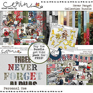 Never Forget {Collection Bundle} by Mixed Media by Erin